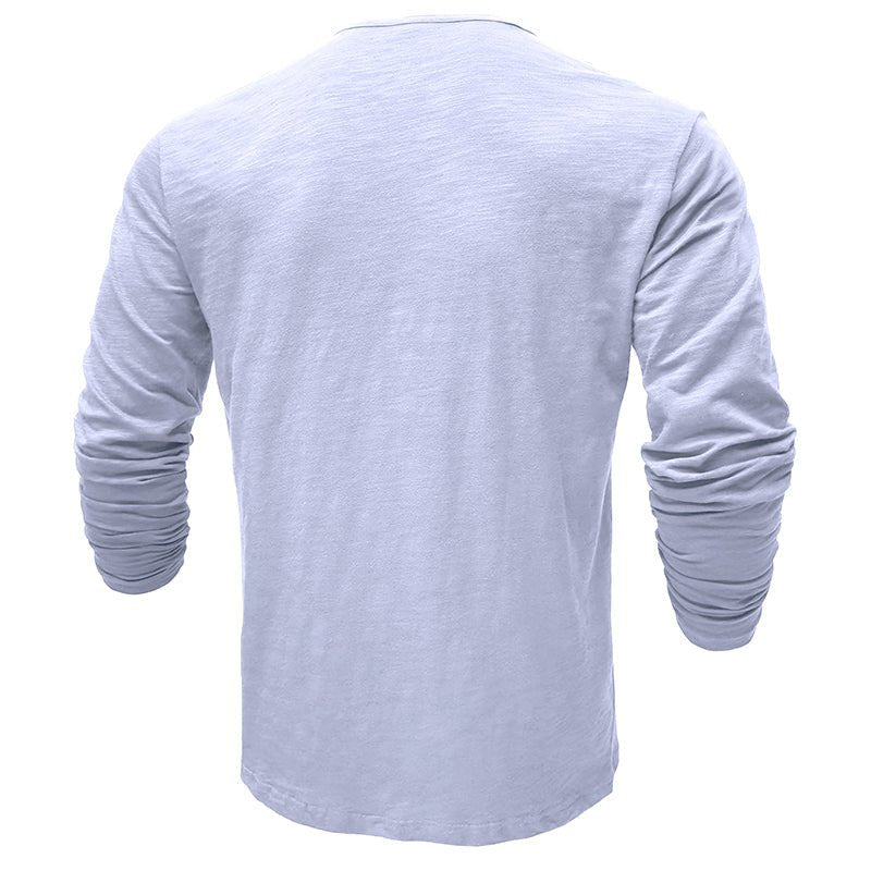 Rowan | Men’s Long-Sleeve Cotton-Blend Henley Shirt