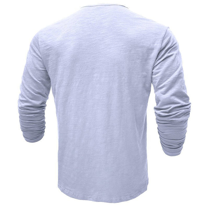 Rowan | Men’s Long-Sleeve Cotton-Blend Henley Shirt