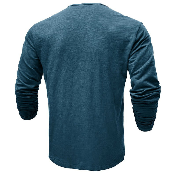 Rowan | Men’s Long-Sleeve Cotton-Blend Henley Shirt