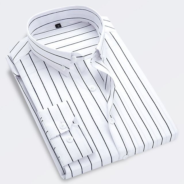 Mateo | Men’s Vertical Stripe Lightweight Coastal Button-Down
