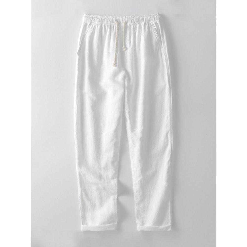 Mees | Men’s Stretch-Linen Polo &amp; Trouser Co-Ord Set