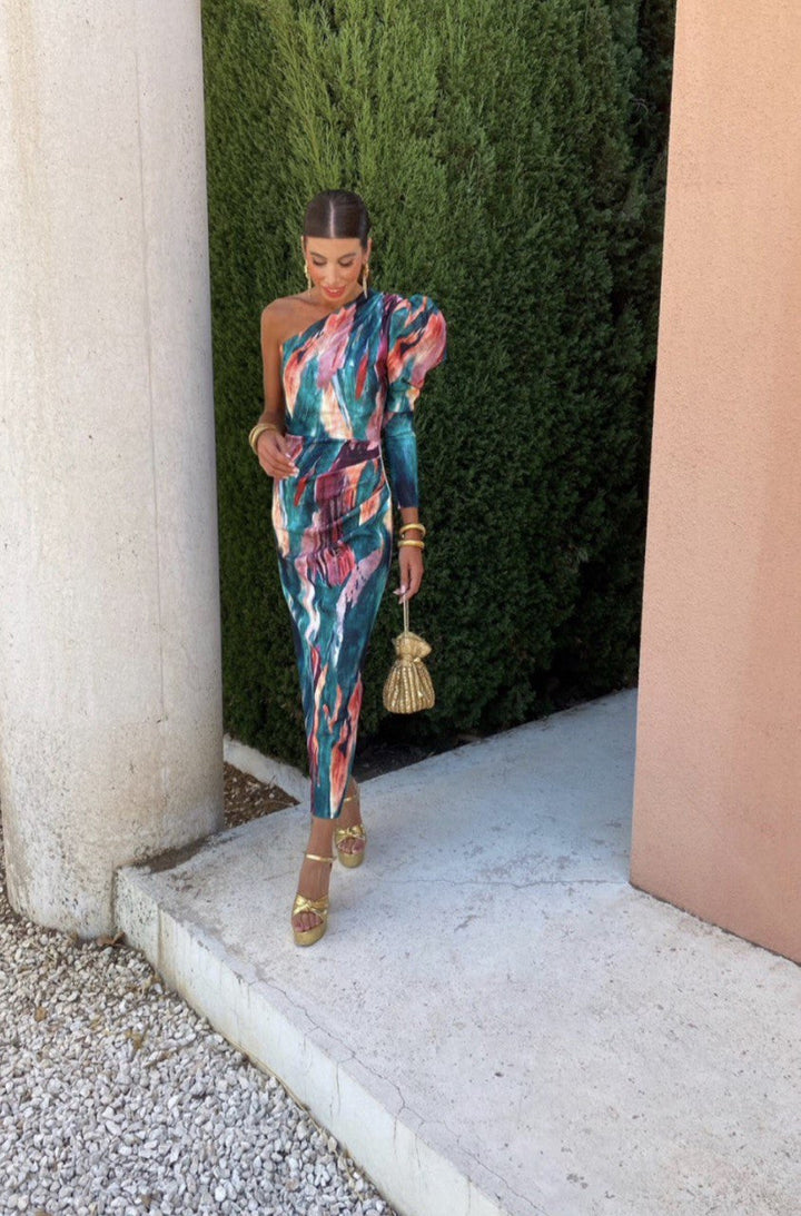 Zaria | Bold One-Shoulder Evening Dress