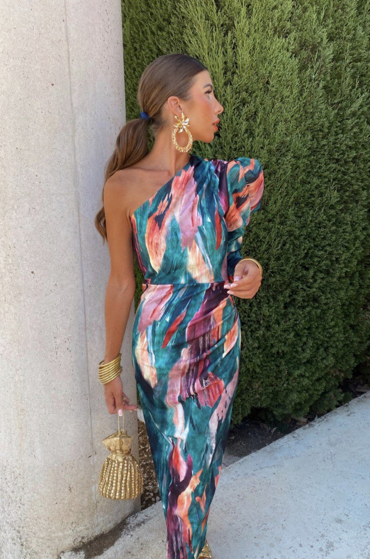 Zaria | Bold One-Shoulder Evening Dress