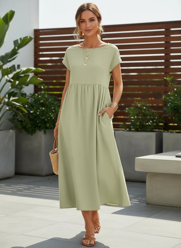 Relaxed Everyday Midi Dress