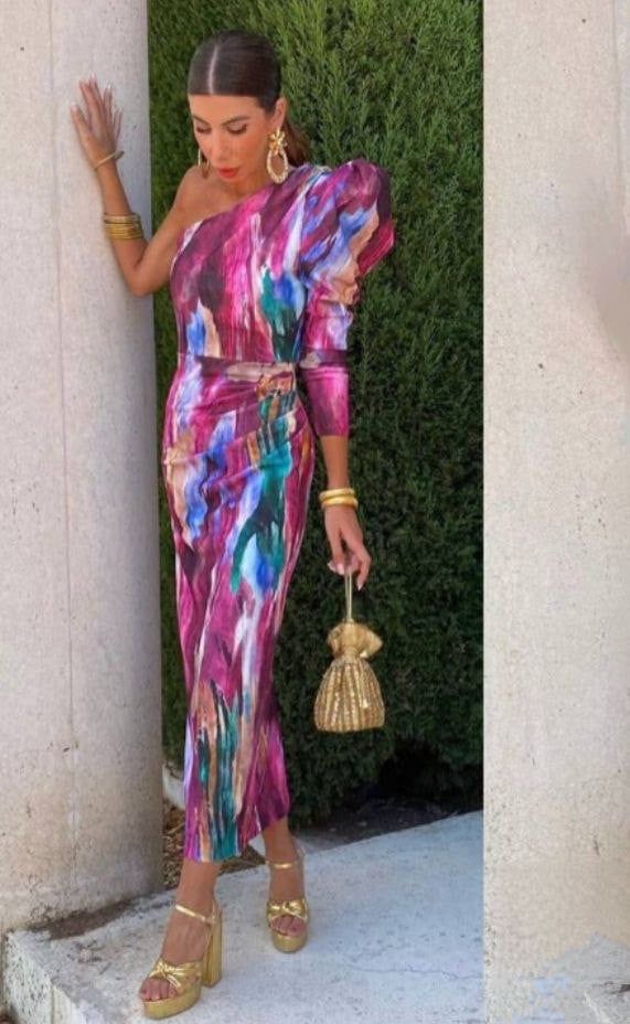 Zaria | Bold One-Shoulder Evening Dress