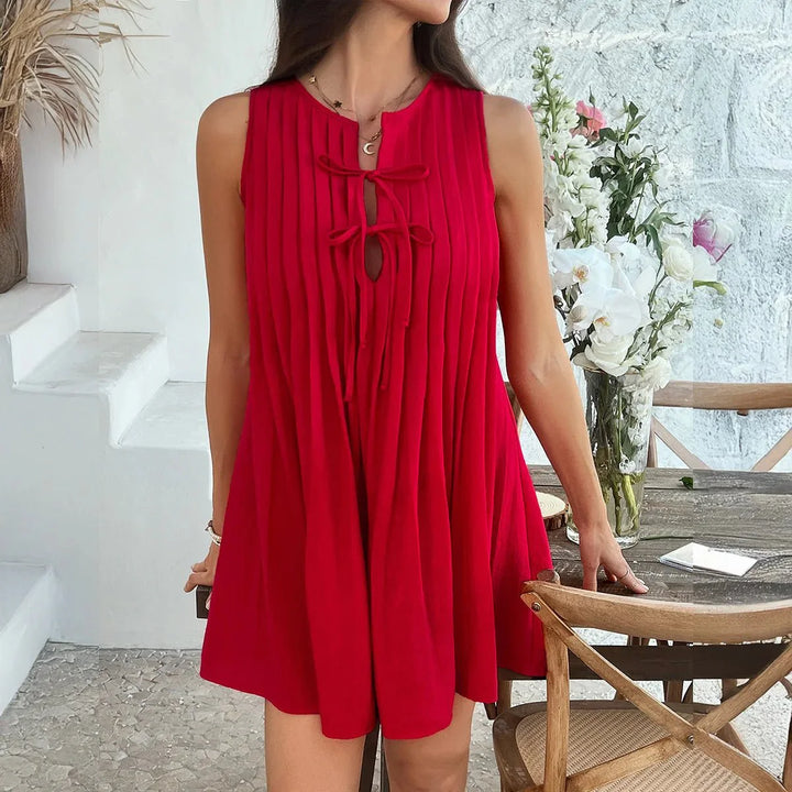 Isla - flattering pleats spring/summer top