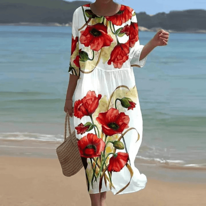 Izzi | Elegant Tummy Covering Dress
