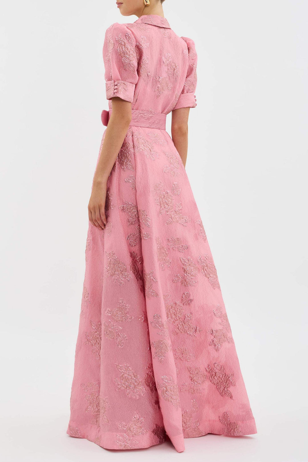 Celestine | Elegant Belted Evening Dress