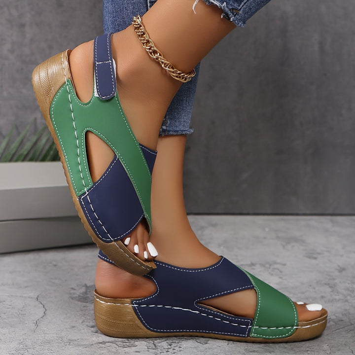 Marisol | Stylish Colorblock Walking Sandals