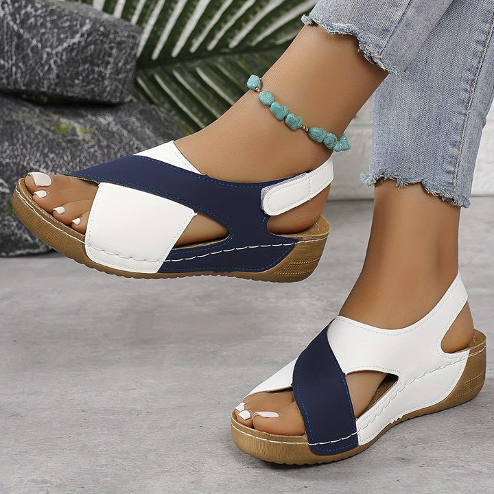 Marisol | Stylish Colorblock Walking Sandals