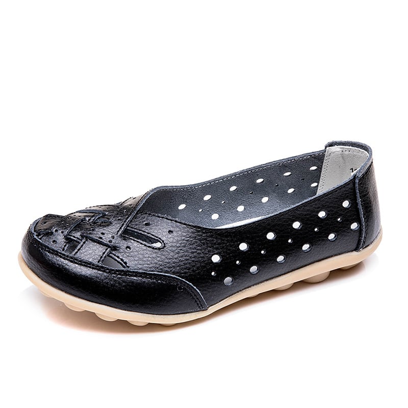 Aralyn | Casual Perforated Flat Shoes