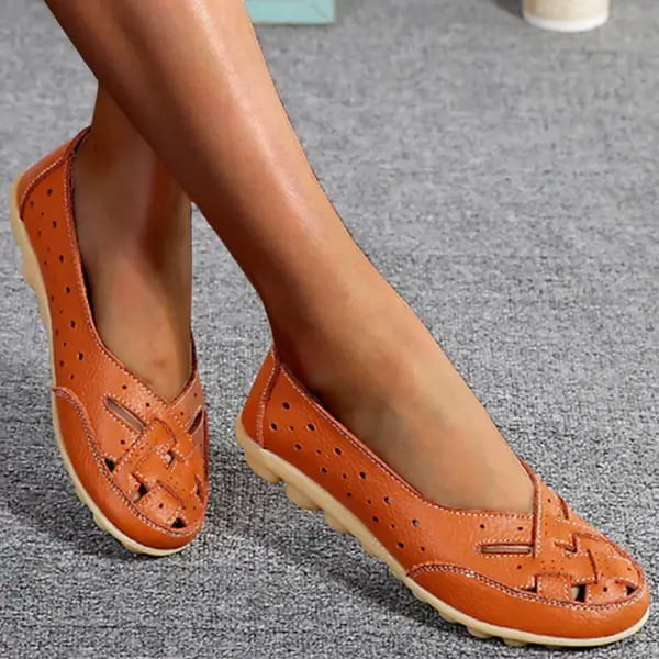 Aralyn | Casual Perforated Flat Shoes