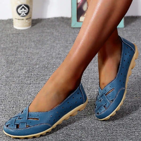 Aralyn | Casual Perforated Flat Shoes