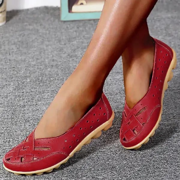 Aralyn | Casual Perforated Flat Shoes