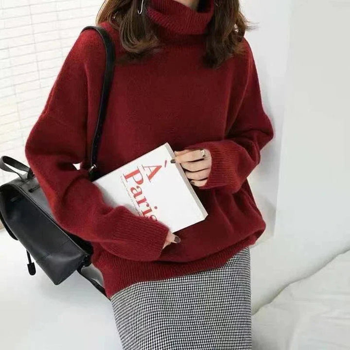 Nolene | Minimalist High-Neck  Sweater