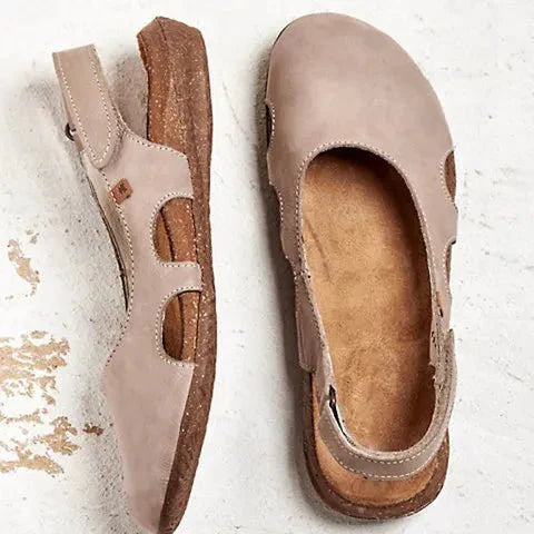 Alora | Cut-Out Comfort Slingback Sandals