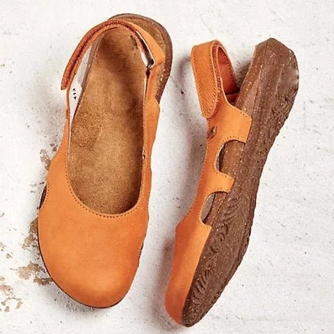 Alora | Cut-Out Comfort Slingback Sandals