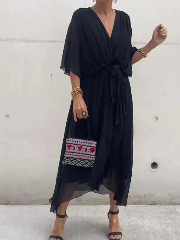 Lucinda | Elegant Flowing Chiffon Dress