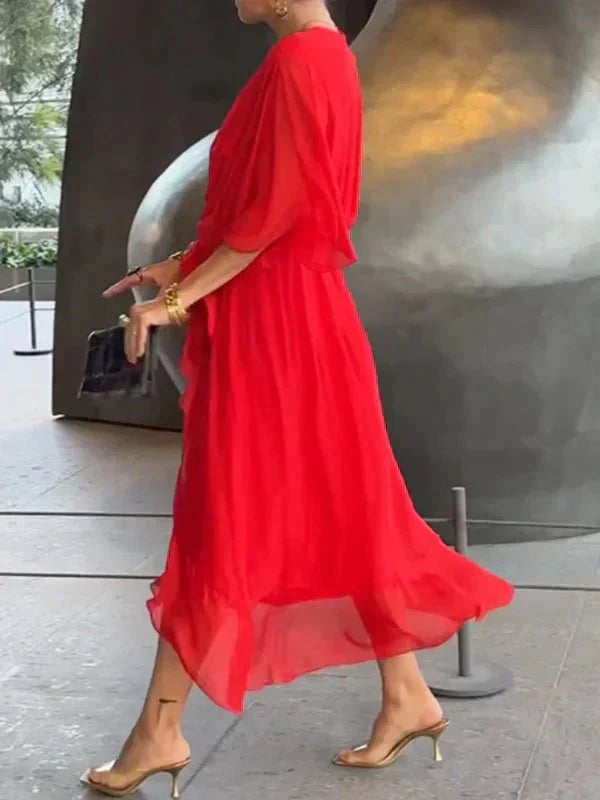 Lucinda | Elegant Flowing Chiffon Dress