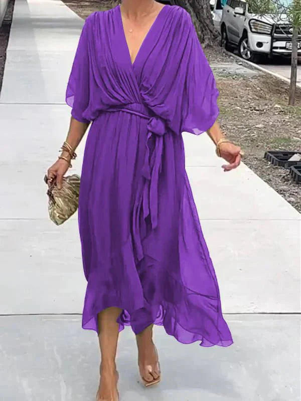 Lucinda | Elegant Flowing Chiffon Dress