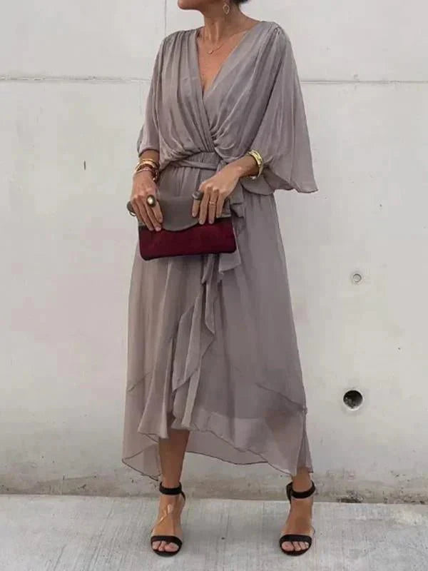 Lucinda | Elegant Flowing Chiffon Dress