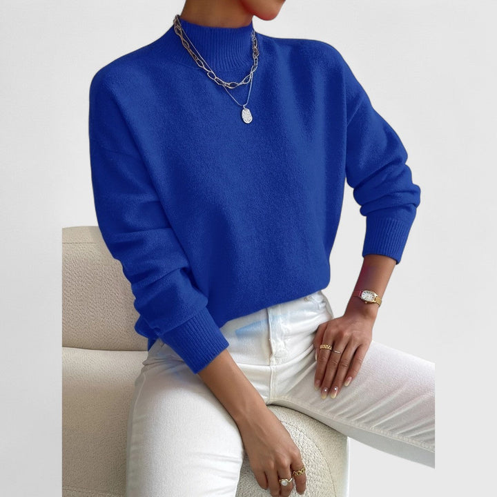 Classy Turtleneck Knit Sweater