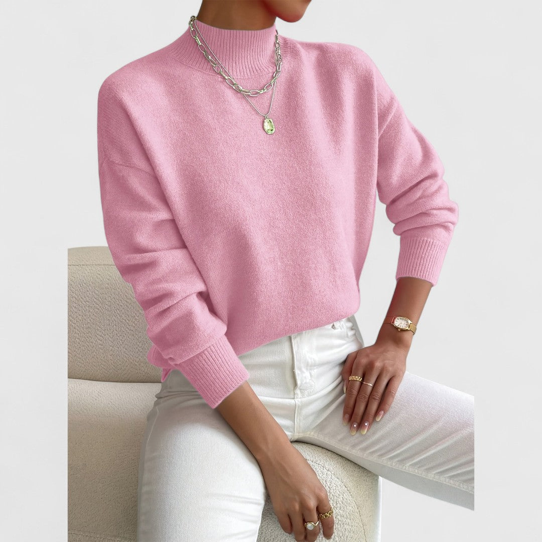 Classy Turtleneck Knit Sweater