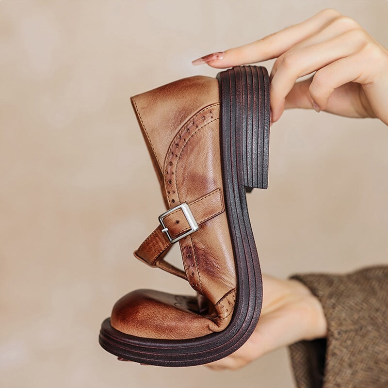 Emery | Vintage T-Strap Women’s Shoes