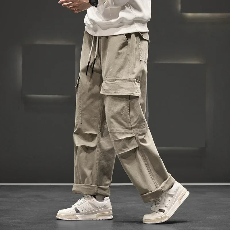Elias | Men’s Relaxed-Fit Utility Cargo Pants with Straight-Leg Cut