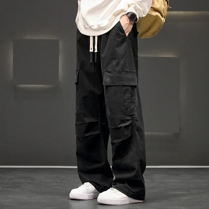 Elias | Men’s Relaxed-Fit Utility Cargo Pants with Straight-Leg Cut