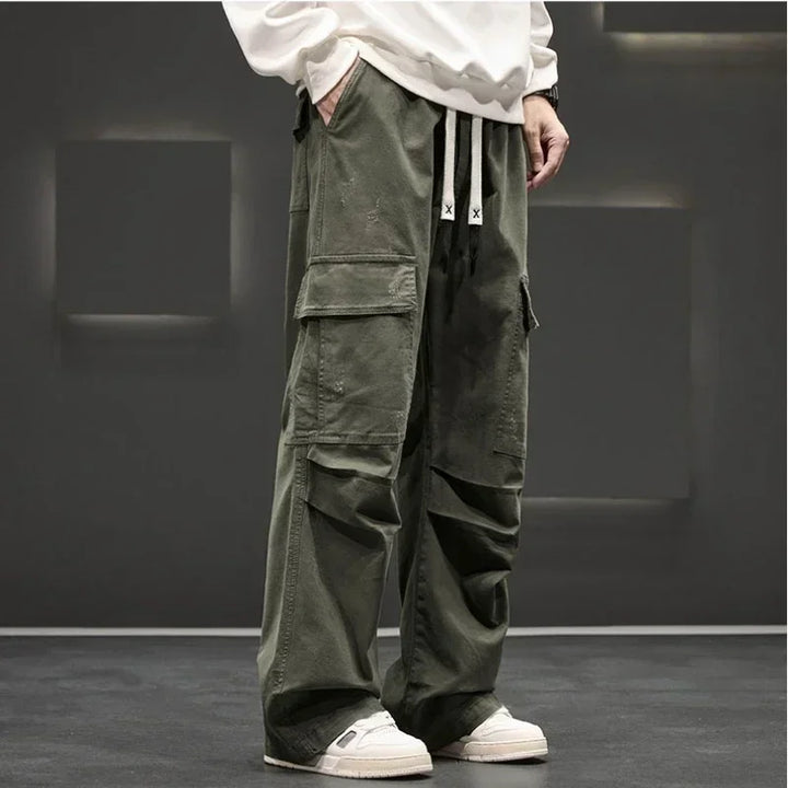 Elias | Men’s Relaxed-Fit Utility Cargo Pants with Straight-Leg Cut