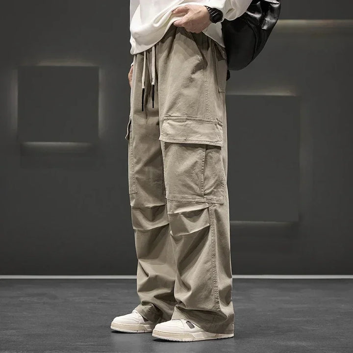 Elias | Men’s Relaxed-Fit Utility Cargo Pants with Straight-Leg Cut