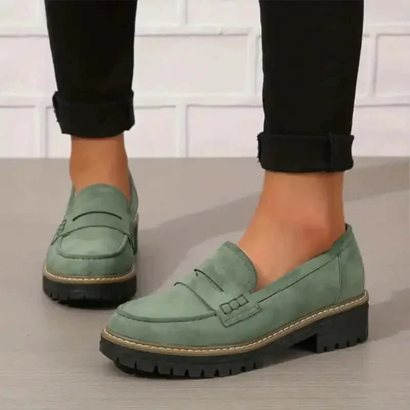 Nadia | Comfortable Chunky Sole Loafers
