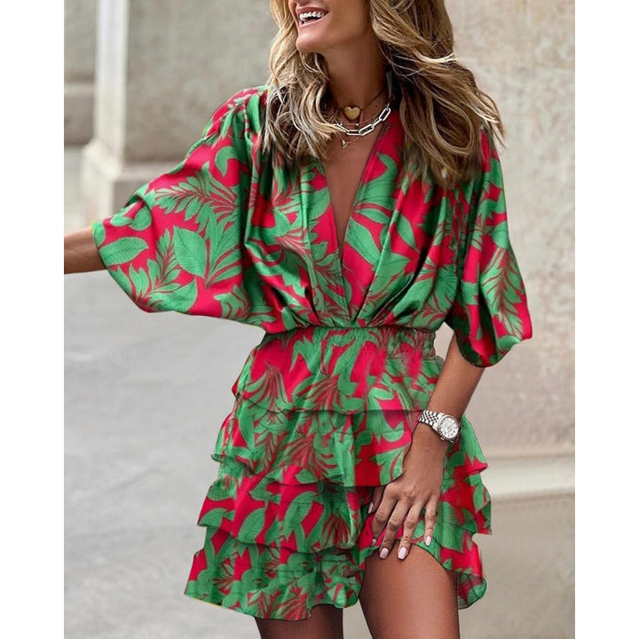 Bohemian Wrap Mini Dress