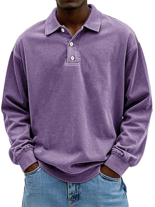 Corvan | Casual Everyday Polo Sweatshirt