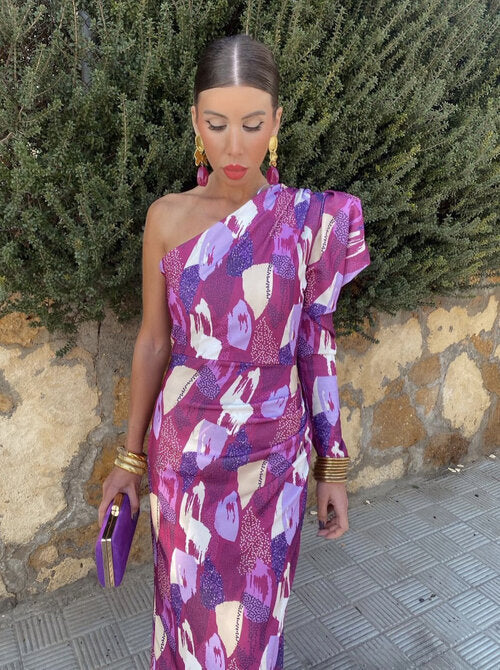 Zaria | Bold One-Shoulder Evening Dress