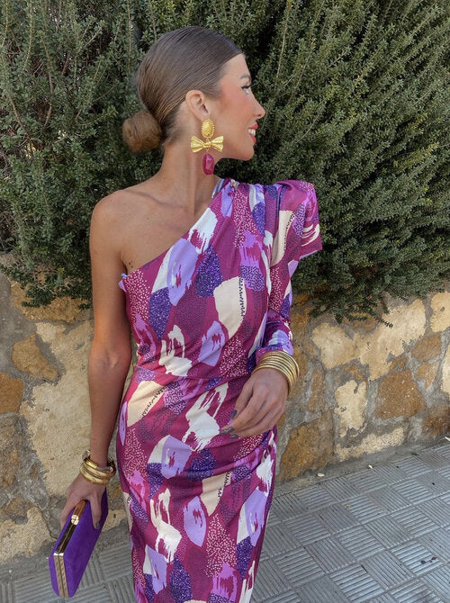 Zaria | Bold One-Shoulder Evening Dress