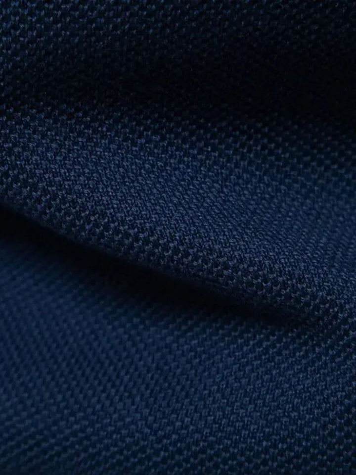 Colorblock Quarter-Zip Sweater