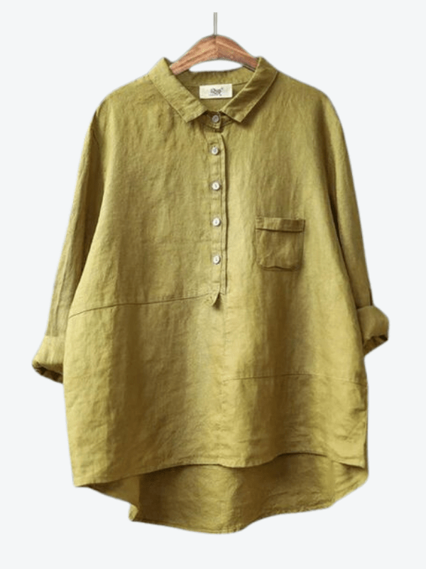 Rhea Women's Linen Long Sleeve Shirt
