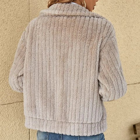 Liora | Cozy Zip-Up Teddy Jacket