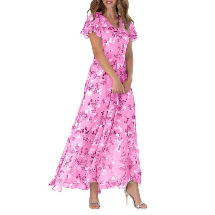 Light Floral Maxi Spring Dress