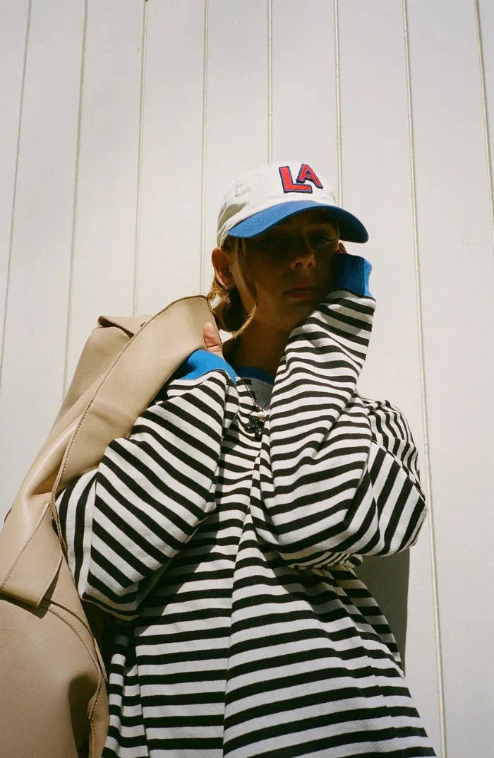 Tane | Oversized Striped Fall Sweater
