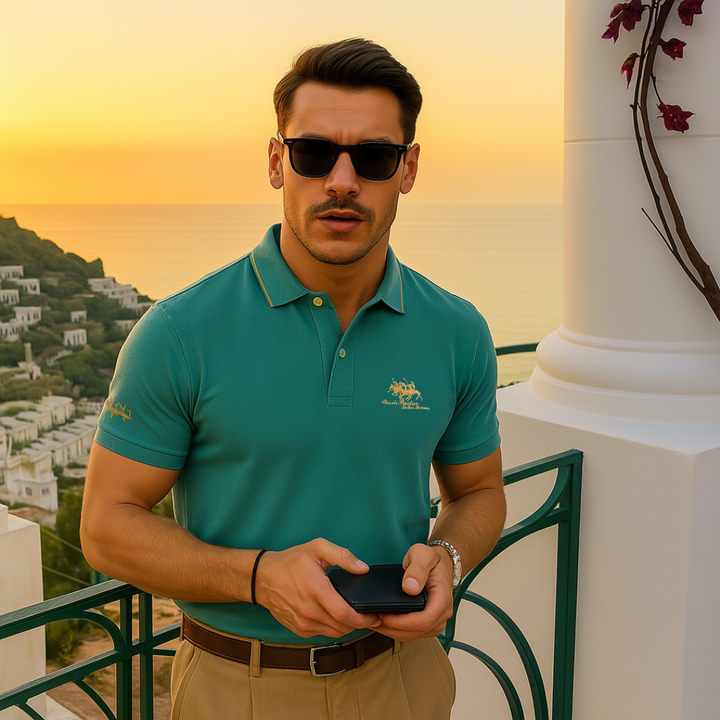Ethan | Classic Short Sleeve Polo Shirt