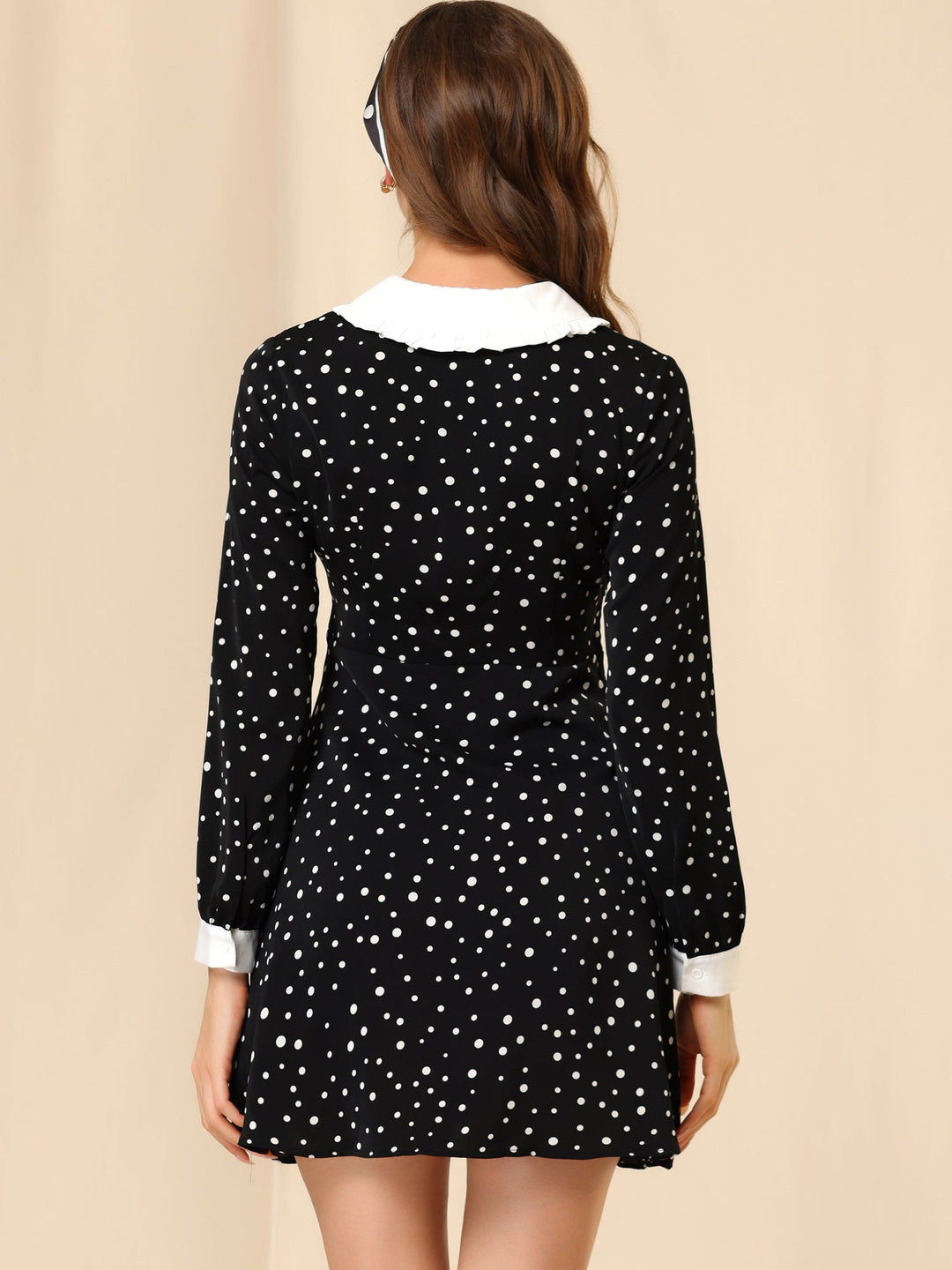 Odette | Polka Dot Peter Pan Dress