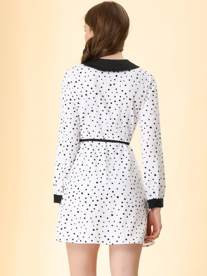 Odette | Polka Dot Peter Pan Dress