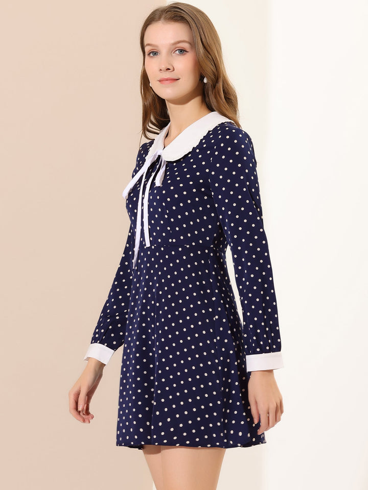 Odette | Polka Dot Peter Pan Dress