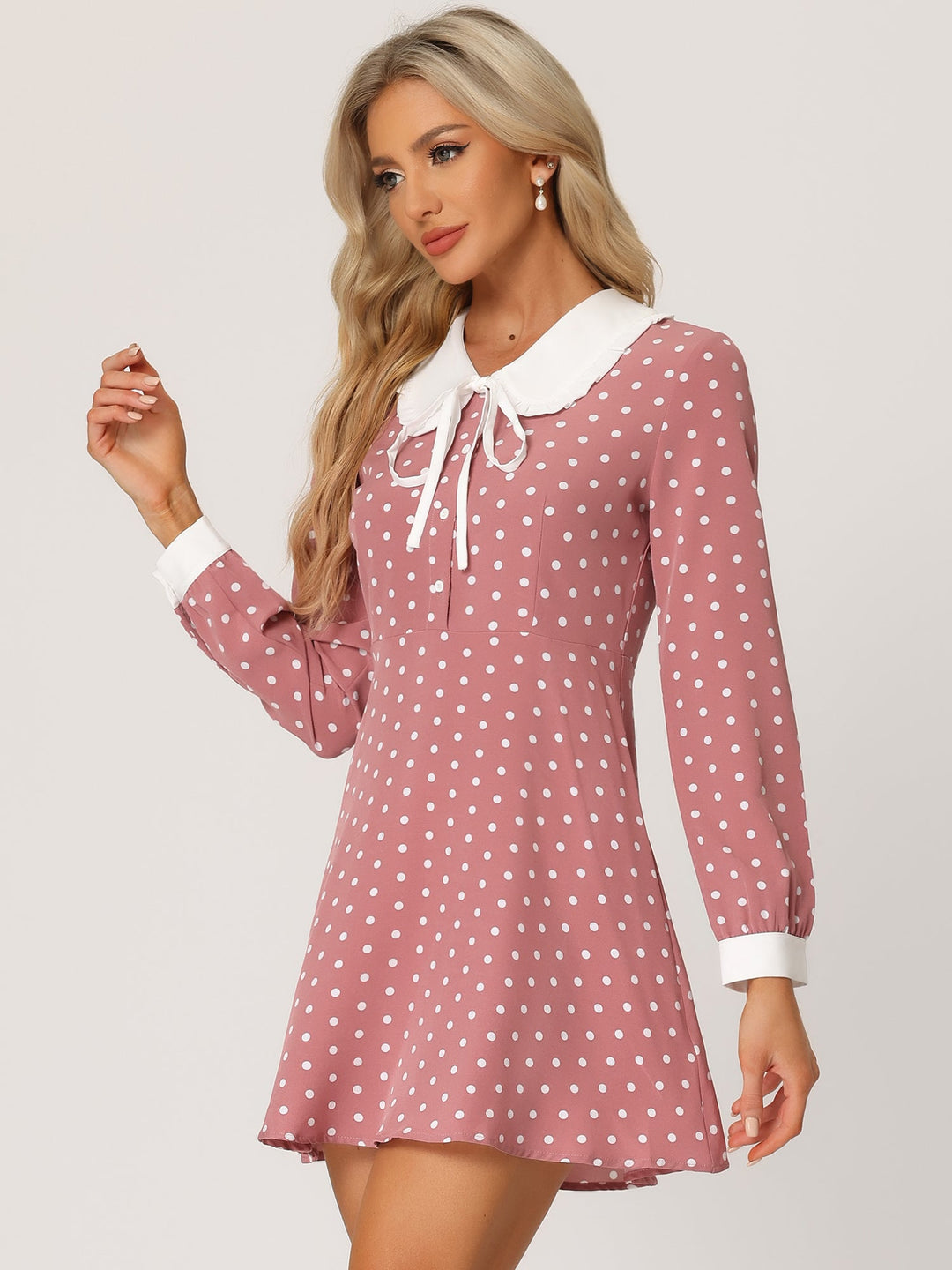 Odette | Polka Dot Peter Pan Dress