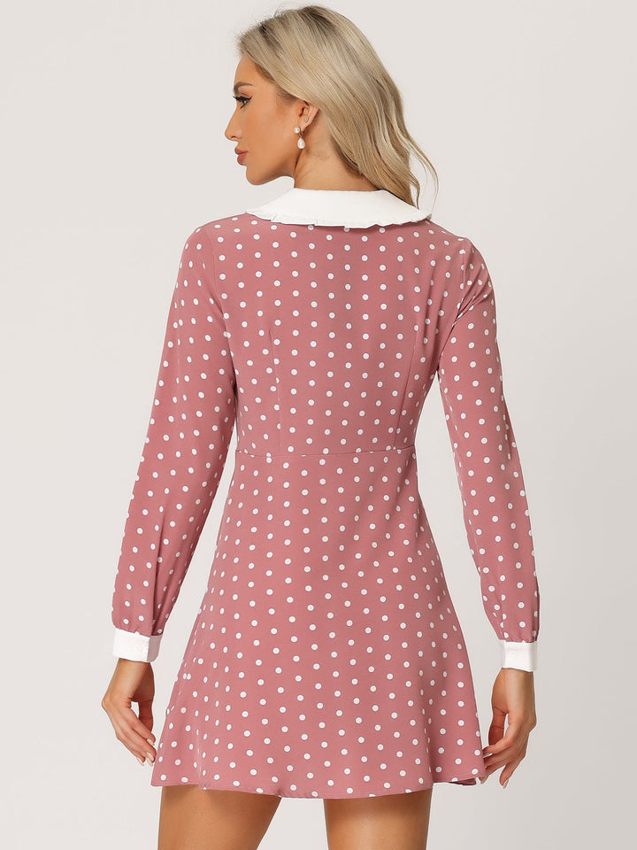 Odette | Polka Dot Peter Pan Dress