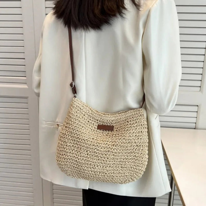 Isla | Woven Summer Shoulder Bag