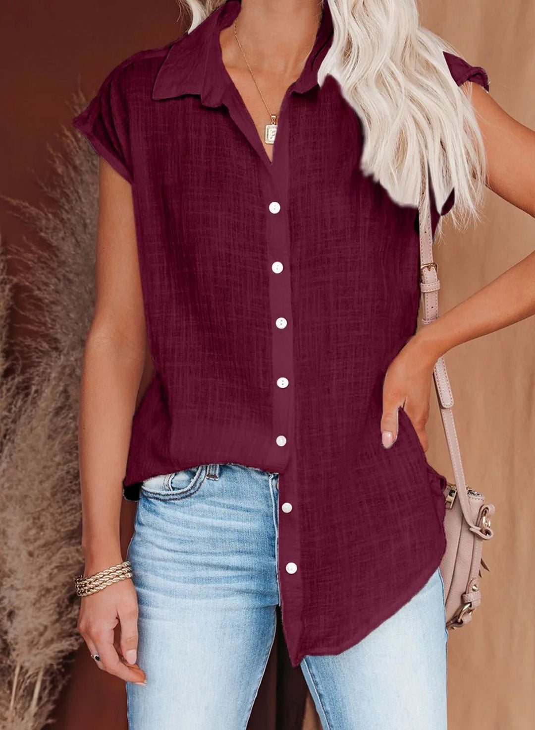 Marcelline | Casual Button-Down Blouse